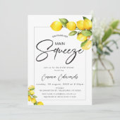 Zitronen, die sie gefunden hat ihr Haupt-Squeeze-B Einladung (Stehend Vorderseite)