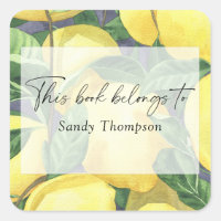 Zitronen - Dieses Buch gehört