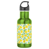 Zitronen Edelstahl Wasserflasche (Vorderseite)