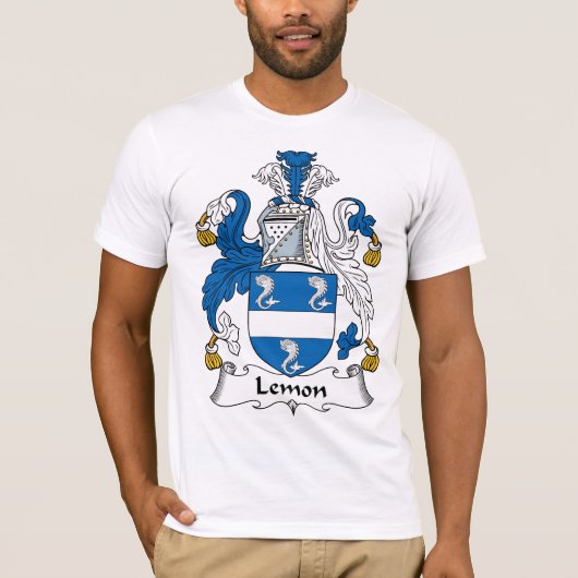 Zitronen-Familienwappen T-Shirt (Vorderseite)