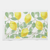 Zitronen für den Weinbau Gelb Geschirrtuch (Horizontal)