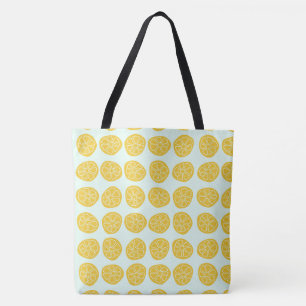 Zitronen für die Tage - Taschen-Tasche - groß Tasche