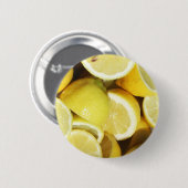 Zitronen Gelb Button (Vorne & Hinten)