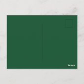 Zitronen-Gelb-Frucht Postkarte (Rückseite)