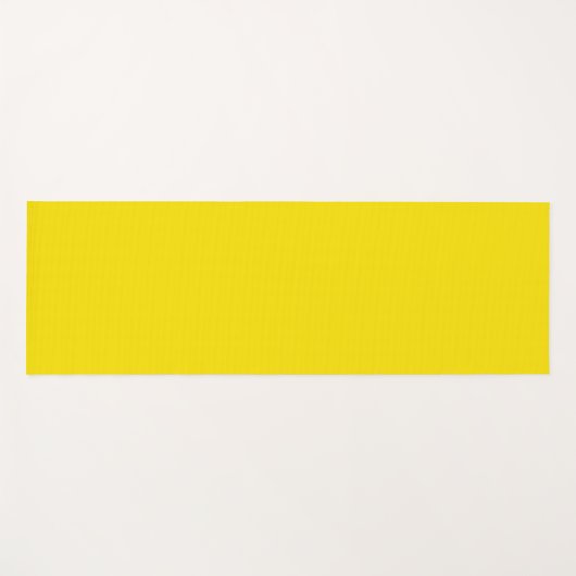 Zitronen Gelb Yogamatte (Vorderseite (Horizontal))