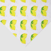 Zitronen Gelbfarbene Früchte Tropischer Zitrus Seidenpapier (Ausschnitt)