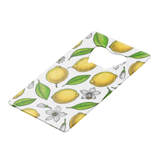 Zitronen Geldbeutel Flaschenöffner (Rückseite Schrägansicht)