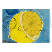 Zitronen-gemischte Medien (Vorderseite (Horizontal))