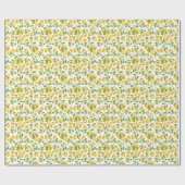 Zitronen Geschenkpapier (Flach)