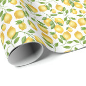 Zitronen Geschenkpapier (Rolleneckpunkt)