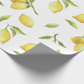 Zitronen Geschenkpapier (Ecke)
