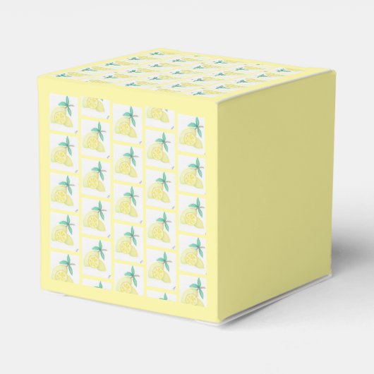 Zitronen Geschenkschachtel (Rückseite)