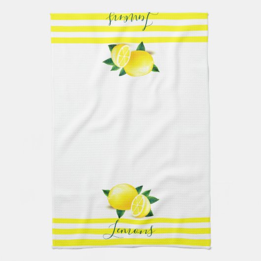 Zitronen Geschirrtuch (Vertikal)