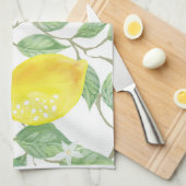 Zitronen Geschirrtuch (Viertel Falte)