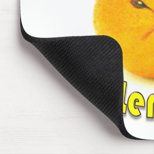 Zitronen-Gesicht Mousepad (Ecke)
