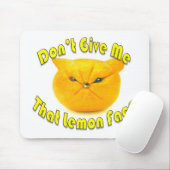 Zitronen-Gesicht Mousepad (Mit Mouse)