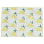 Zitronen Große Geschenktüte (Rückseite)