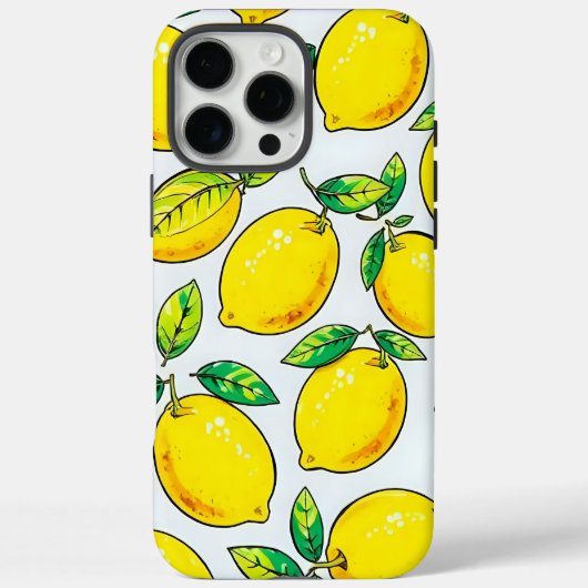 Zitronen-Handyhülle Case-Mate iPhone Hülle (Rückseite)
