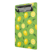 Zitronen-Hintergrund-Muster Mini Klemmbrett (Gewinkelt2)
