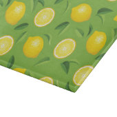 Zitronen-Hintergrund-Muster Schneidebrett (Ecke)