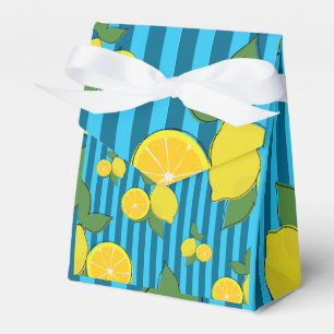 Zitronen Illustration Geschenkschachtel
