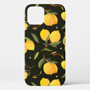 Zitronen-Illustration: Handgemaltes nahtloses Must Case-Mate iPhone Hülle