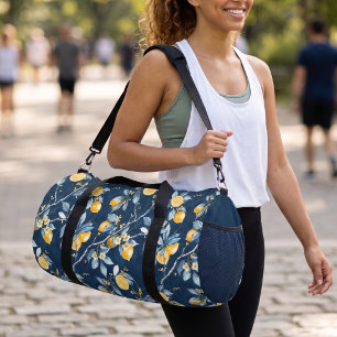 Zitronen im französischen Landhausstil Duffle Bag