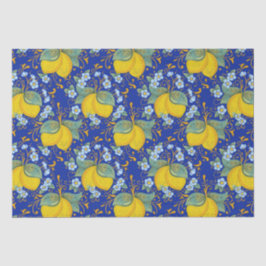 Zitronen im italienischen Stil Seidenpapier