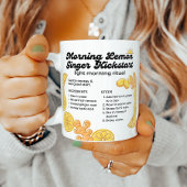 Zitronen-Ingwer-Tee-Rezept Morgen-Kickstart Kaffeetasse