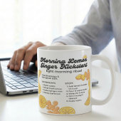 Zitronen-Ingwer-Tee-Rezept Morgen-Kickstart Kaffeetasse