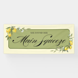 Zitronen-Junggesellinnenabschied-Banner Banner