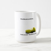 Zitronen Kaffeetasse (VorderseiteRechts)