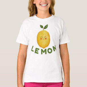 Zitronen-Kinder-T-Shirt, süßes Frucht-Shirt für Mä T-Shirt