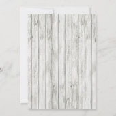 Zitronen-Kranz-Hochzeits-Einladung Einladung (Rückseite)