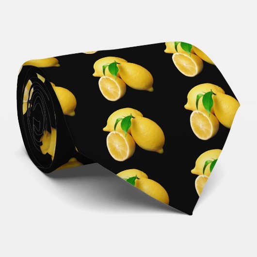 Zitronen Krawatte (Gerollt)