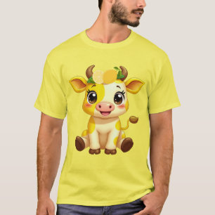 Zitronen-Kuh-Pulli   Kawaii Zitronenlimonade Milch T-Shirt