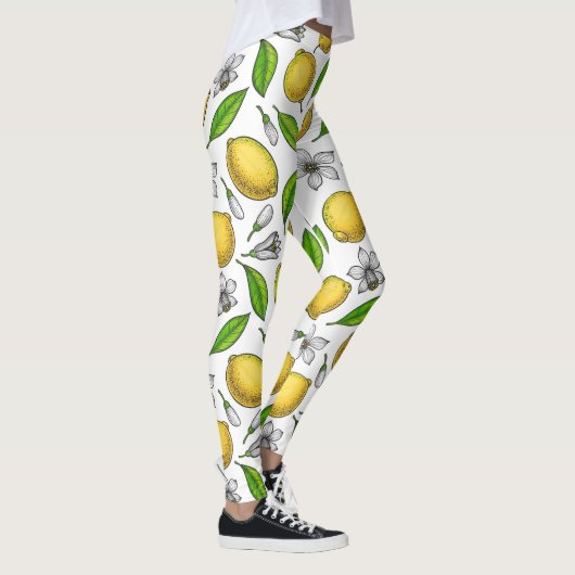 Zitronen Leggings (Rechts)