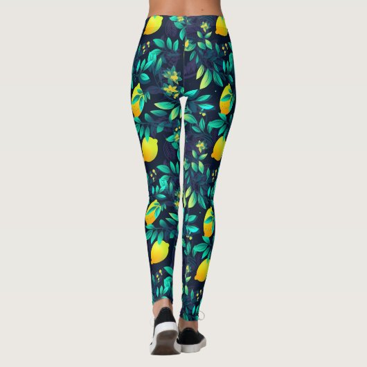 Zitronen Leggings (Rückseite)