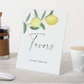 Zitronen - Lieblings-Poster Sockelschild (In SItu)