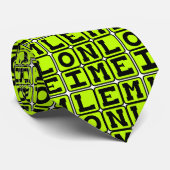 Zitronen Limette, Farbe Krawatte (Gerollt)
