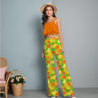 Zitronen, Limetten und Orangen Stoff