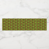 Zitronen, Limon und Bitter Wasserflaschenetikett (Einzelnes Label)