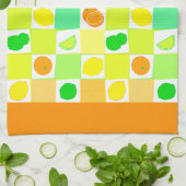 Zitronen, Limon und Orangen Citrus Slice Orange Gr Geschirrtuch (Gefaltet)