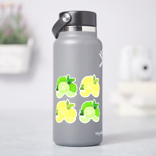 Zitronen Limon  Zitronen Limone Scheiben Sonnige Z Aufkleber