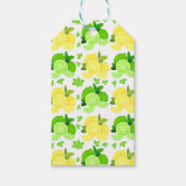 Zitronen Limon| Zitronen Limone Scheiben Sonnige Z Geschenkanhänger (Vorderseite)