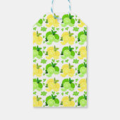 Zitronen Limon| Zitronen Limone Scheiben Sonnige Z Geschenkanhänger (Rückseite)