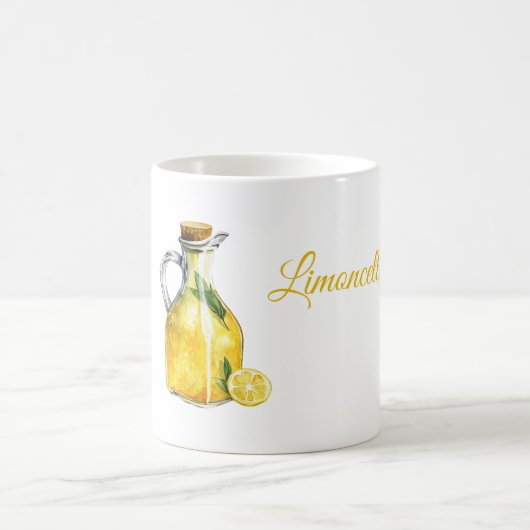 Zitronen Limoncello Getränk Kaffeetasse (Mittel)