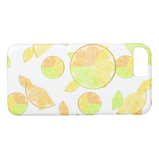 Zitronen Limone Orangenscheiben Zitrusfruchtart Case-Mate iPhone Hülle (Rückseite (Horizontal))