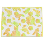 Zitronen Limone Orangenscheiben Zitrusfruchtart Große Geschenktüte (Vorderseite)