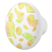 Zitronen Limone Orangenscheiben Zitrusfruchtart Keramikknauf (Rechts)